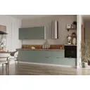 Кухонный гарнитур Лизет Арника 00-00286158 360x240x60 см ЛДСП цвет зеленый