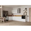 Кухонный гарнитур Лизет Арника 00-00287816 465x240x60 см ЛДСП цвет белый