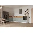 Кухонный гарнитур Лизет Арника 00-00287790 465x240x60 см ЛДСП цвет зеленый