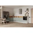 Кухонный гарнитур Лизет Арника 00-00287793 465x240x60 см ЛДСП цвет зеленый