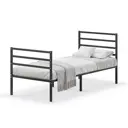 Кровать Домаклево mtlk-bz-sp3g-sp4g-80-190-ch 80 x 95.2 x 190 см металл цвет черный