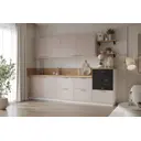 Кухонный гарнитур Лизет Арника 00-00285629а 300x240x60 см ЛДСП цвет бежевый