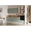 Кухонный гарнитур Лизет Арника 00-00286146а 300x240x60 см ЛДСП цвет зеленый