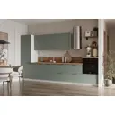 Кухонный гарнитур Лизет Арника 00-00286164а 360x240x60 см ЛДСП цвет зеленый