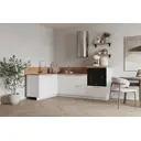 Кухонный гарнитур Лизет Арника 00-00287827а 375x240x60 см ЛДСП цвет белый