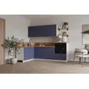 Кухонный гарнитур Лизет Арника 00-00287854а 390x240x60 см ЛДСП цвет синий