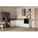 Кухонный гарнитур Лизет Арника 00-00287805а 390x240x60 см ЛДСП цвет белый