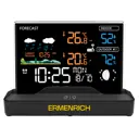 Метеостанция Ermenrich Wr40 86035 цвет черный