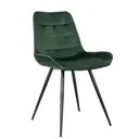 Стул Бюрократ 52x81.5x59 см велюр цвет зеленый 1 шт.