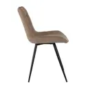 Стул Бюрократ 52x81.5x59 см велюр цвет коричневый 1 шт.