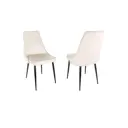 Стул Бюрократ 2107856 44x90x57.5 см велюр цвет бежевый 2 шт.