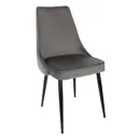 Стул Бюрократ 2107816 44x90x57.5 см велюр цвет серый 1 шт.