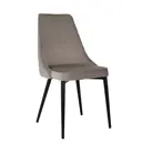 Стул Бюрократ 2114294 44x90x57.5 см велюр цвет бежевый 1 шт.