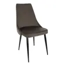 Стул Бюрократ 44x90x57.5 см велюр цвет коричневый 1 шт.