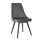 Стул Бюрократ 2119586 44x90x57.5 см велюр цвет серый 1 шт.