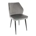 Стул Бюрократ 2114551 48x86x61.5 см велюр цвет серый 1 шт.