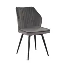 Стул Бюрократ 2119589 48x86x61.5 см велюр цвет серый 1 шт.