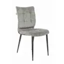 Стул Бюрократ 44x92.5x56 см велюр цвет серый 1 шт.