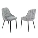 Стул Бюрократ 47x84x56 см велюр цвет серый 2 шт.