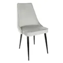 Стул Бюрократ 2107849 44x90x57.5 см велюр цвет серый 1 шт.