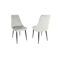 Стул Бюрократ 2107859 44x90x57.5 см велюр цвет серый 2 шт.