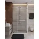 Душевая дверь Cezares LUX-B-FS-11-120-C-CR 120см раздвижная стекло прозрачное