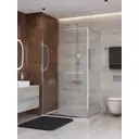 Душевой уголок Cezares LUX LUX-AH-FS-11-120/80-C-CR прямоугольная 120x80см хромированный профиль эффект стекла прозрачный