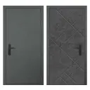 Входная дверь Такт-тайм Термо Лайт 1 правый 205x70см цвет крокодил серый/камень серый