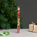 Набор елочных шаров KREAFORTA ø3 см золотисто-красный 10 шт.