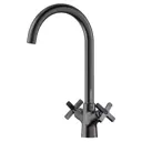 Смеситель для кухни Platan УТ-00052123 поворотный излив 25.4 см цвет хром