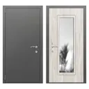 Входная дверь Такт-тайм Термо Лайт 3 левый 200x95см цвет антик серый/лиственница сибиу с зеркалом