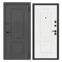 Входная дверь Superlock SL-8 правый 205x96см цвет графит/эмалит белый