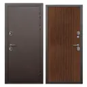 Входная дверь Superlock SL-100 правый 205x86см цвет антик медь/орех темный