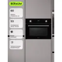 Встраиваемый духовой шкаф BERAUM OE-60B53D7T1B 59.5х45.4х57.5 см цвет чёрный