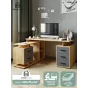 Стол письменный Homegrad Кму-3 150x75x110 см ЛДСП цвет дуб крафт золотой