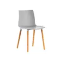 Кухонный стул Stepp 44x81x46 см пластик цвет серый 2 шт.