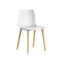 Кухонный стул Stepp 44x81x46 см пластик цвет белый 4 шт.