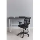 Стол письменный Diko loft 90x75x60 см ЛДСП цвет антрацит