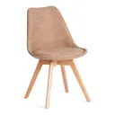 Кухонный стул Tetchair 49x84x54.5 см ткань цвет бежевый 2 шт.
