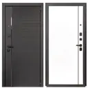 Дверь входная металлическая Борно 56 88x205 см правая белый