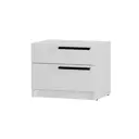 Тумба прикроватная Bts Айрон 50.2x40x37.2 см 2 ящика ЛДСП цвет белый