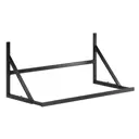 Полка настенная Reli 130.4x63.5 см сталь цвет черный