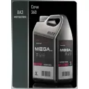 Эмаль автомобильная база под лак Megamix Nano Сочи 360 металлик 3 л