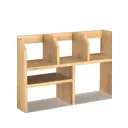 Полка настольная Вектор №24 59x19 см ЛДСП цвет дуб золотистый