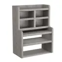 Полка настольная Вектор №34 30x17 см ЛДСП цвет бетон чикаго светло-серый