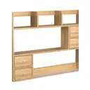 Полка настольная Вектор №38 113x18 см ЛДСП цвет дуб золотистый