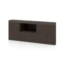 Тумба под телевизор Оззи №6 22615W4 160х50х45 см ЛДСП цвет венге