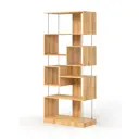 Стеллаж Куб №8 5 полок 90x210x45 см ЛДСП цвет дуб золотистый