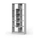 Стеллаж Куб №9 5 полок 90x210x45 см ЛДСП цвет серый