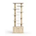 Стеллаж Куб №6 с тумбой Т-16 90x255x45 см ЛДСП цвет дуб сонома